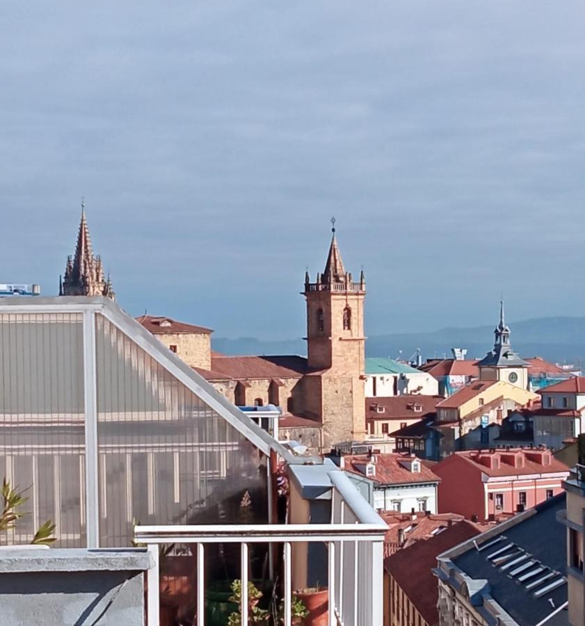 Atico Quintana II - Con Terraza, En El Centro Con Wifi Y Garaje Leilighet Oviedo Eksteriør bilde